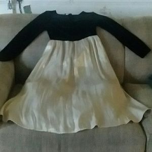 Pretty gold and black dress